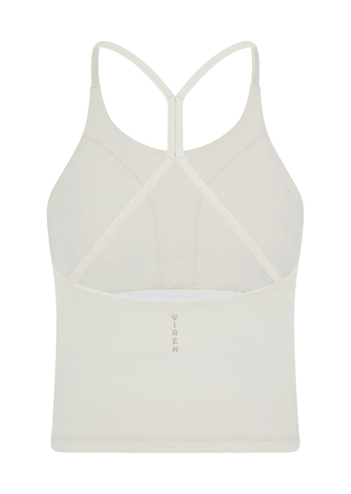 Higher Power Vest Top - Stone